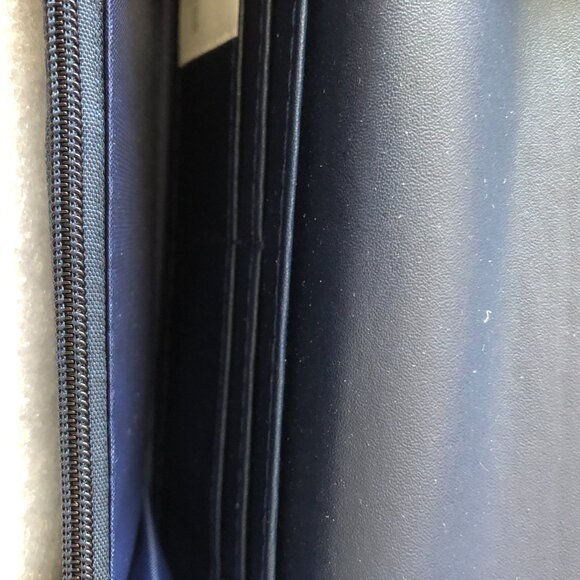 London Fog LFWS23901-Navy Lara Signature Flap Wallet 100th Year Anniversary $48 - Picture 9 of 12